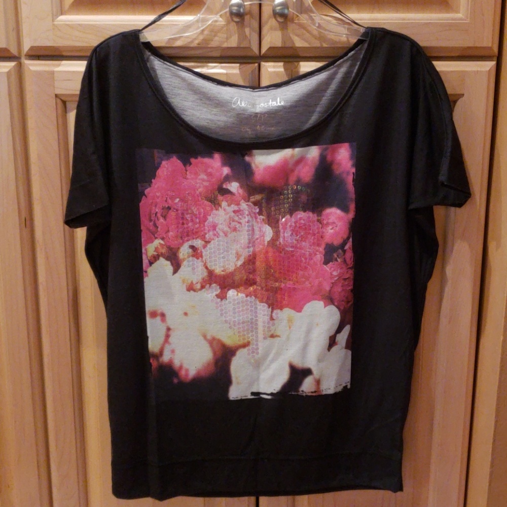 Aerpostale flowered shirt